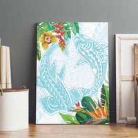 Polynesia Canvas Wall Art Sharks Duo Tropical Turquoise LT7 - Polynesian Pride