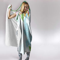 Polynesia Hooded Blanket Sharks Duo Tropical Turquoise LT7 - Polynesian Pride