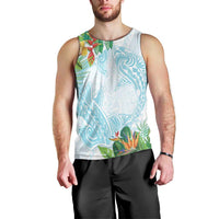 Polynesia Men Tank Top Sharks Duo Tropical Turquoise LT7 - Polynesian Pride