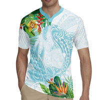 Polynesia Rugby Jersey Sharks Duo Tropical Turquoise