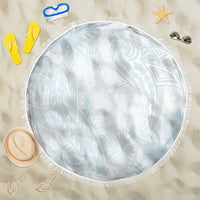 Polynesia Beach Blanket Sharks Duo Tropical Off White LT7 One Size 150cm White - Polynesian Pride