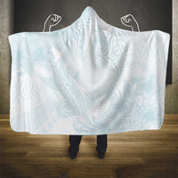 Polynesia Hooded Blanket Sharks Duo Tropical Off White LT7 - Polynesian Pride