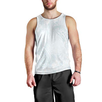 Polynesia Men Tank Top Sharks Duo Tropical Off White LT7 - Polynesian Pride