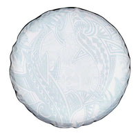 Polynesia Spare Tire Cover Sharks Duo Tropical Off White LT7 - Polynesian Pride