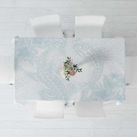 Polynesia Tablecloth Sharks Duo Tropical Off White LT7 White - Polynesian Pride