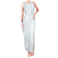 Polynesia Tank Maxi Dress Sharks Duo Tropical Off White LT7 Women White - Polynesian Pride