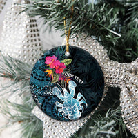 Niue Personalised Ceramic Ornament Hiapo Mix Coconut Crab LT7 - Polynesian Pride