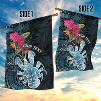 Niue Personalised Garden Flag Hiapo Mix Coconut Crab LT7 - Polynesian Pride