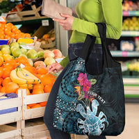 Niue Personalised Grocery Bag Hiapo Mix Coconut Crab LT7 - Polynesian Pride