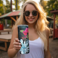 Niue Skinny Tumbler Hiapo Mix Coconut Crab LT7 - Polynesian Pride