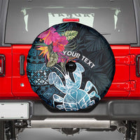 Niue Personalised Spare Tire Cover Hiapo Mix Coconut Crab LT7 - Polynesian Pride
