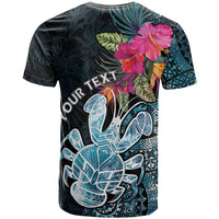 Niue Personalised T Shirt Hiapo Mix Coconut Crab LT7 - Polynesian Pride