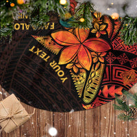 Niue Fakaalofa Atu Tree Skirt Whale Hiapo Fiery Motif