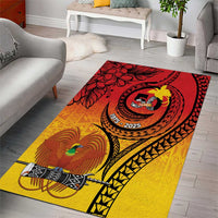 Papua New Guinea 50 Years Area Rug Motuan Motifs