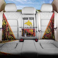 Personalized Papua New Guinea Back Car Seat Cover Hapi De bilong Indipendens PNG