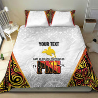 Personalized Papua New Guinea Bedding Set Hapi De bilong Indipendens PNG