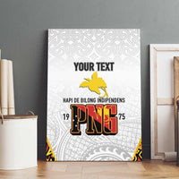 Personalized Papua New Guinea Canvas Wall Art Hapi De bilong Indipendens PNG LT7 - Polynesian Pride
