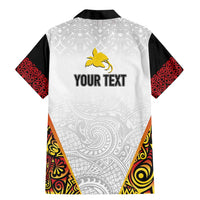 Personalized Papua New Guinea Family Matching Mermaid Dress and Hawaiian Shirt Hapi De bilong Indipendens PNG