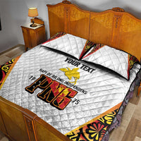 Personalized Papua New Guinea Quilt Bed Set Hapi De bilong Indipendens PNG LT7 - Polynesian Pride