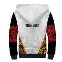 Personalized Papua New Guinea Sherpa Hoodie Hapi De bilong Indipendens PNG LT7 - Polynesian Pride