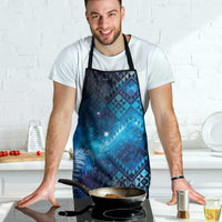 Aotearoa Taniko Matariki Apron Cosmic Blue LT7 - Polynesian Pride