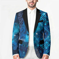 Aotearoa Taniko Matariki Blazer Cosmic Blue LT7 - Polynesian Pride