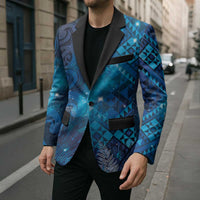 Aotearoa Taniko Matariki Blazer Cosmic Blue LT7 - Polynesian Pride