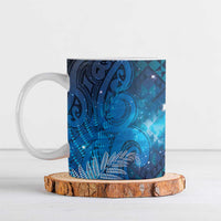 Aotearoa Taniko Matariki Ceramic Mug Cosmic Blue LT7 Blue - Polynesian Pride