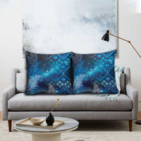 Aotearoa Taniko Matariki Pillow Cover Cosmic Blue LT7 - Polynesian Pride