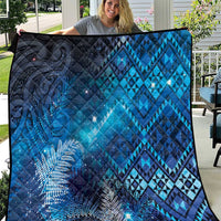 Aotearoa Taniko Matariki Quilt Cosmic Blue LT7 Blue - Polynesian Pride