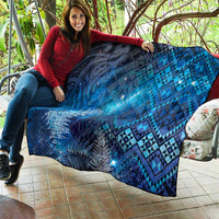 Aotearoa Taniko Matariki Quilt Cosmic Blue LT7 - Polynesian Pride