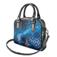 Aotearoa Taniko Matariki Shoulder Handbag Cosmic Blue LT7 - Polynesian Pride