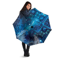 Aotearoa Taniko Matariki Umbrella Cosmic Blue LT7 - Polynesian Pride