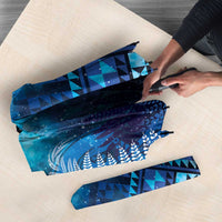 Aotearoa Taniko Matariki Umbrella Cosmic Blue LT7 - Polynesian Pride