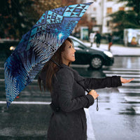 Aotearoa Taniko Matariki Umbrella Cosmic Blue LT7 - Polynesian Pride