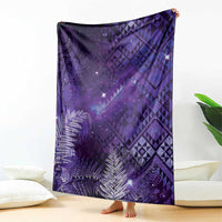 Aotearoa Taniko Matariki Blanket Cosmic Violet LT7 - Polynesian Pride