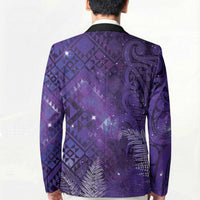 Aotearoa Taniko Matariki Blazer Cosmic Violet LT7 - Polynesian Pride