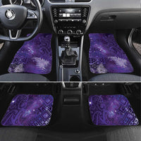 Aotearoa Taniko Matariki Car Mats Cosmic Violet LT7 Set 4pcs Purple - Polynesian Pride