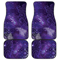 Aotearoa Taniko Matariki Car Mats Cosmic Violet LT7 - Polynesian Pride
