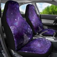 Aotearoa Taniko Matariki Car Seat Cover Cosmic Violet LT7 - Polynesian Pride