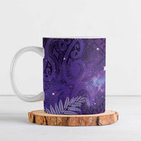 Aotearoa Taniko Matariki Ceramic Mug Cosmic Violet LT7 Purple - Polynesian Pride