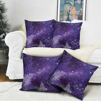 Aotearoa Taniko Matariki Pillow Cover Cosmic Violet LT7 - Polynesian Pride