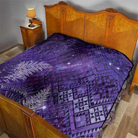 Aotearoa Taniko Matariki Quilt Cosmic Violet LT7 - Polynesian Pride