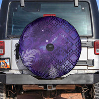 Aotearoa Taniko Matariki Spare Tire Cover Cosmic Violet LT7 Purple - Polynesian Pride
