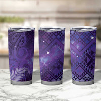 Aotearoa Taniko Matariki Tumbler Cup Cosmic Violet LT7 - Polynesian Pride