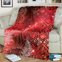 Aotearoa Taniko Matariki Blanket Cosmic Red LT7 - Polynesian Pride