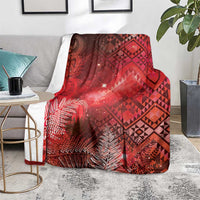 Aotearoa Taniko Matariki Blanket Cosmic Red LT7 - Polynesian Pride