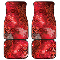 Aotearoa Taniko Matariki Car Mats Cosmic Red LT7 - Polynesian Pride