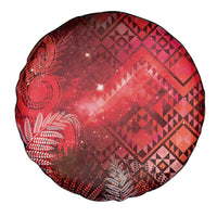 Aotearoa Taniko Matariki Spare Tire Cover Cosmic Red LT7 - Polynesian Pride