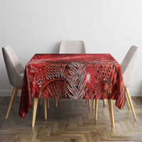 Aotearoa Taniko Matariki Tablecloth Cosmic Red LT7 - Polynesian Pride